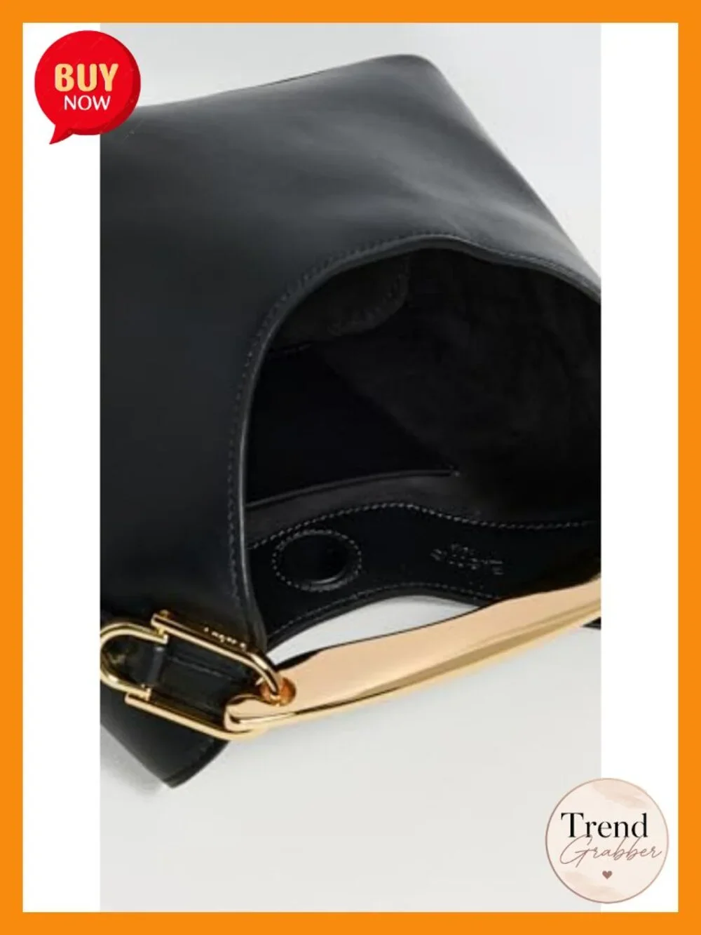 Structured Satchel with Metal Feet, Adjustable Strap